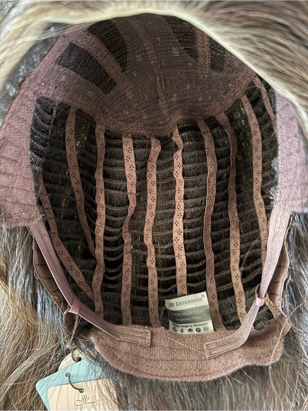 JB EXTENSIONS Khloe Long Pine Cones Women’s Wig - Ash Brown Blend - Picture 7 of 7